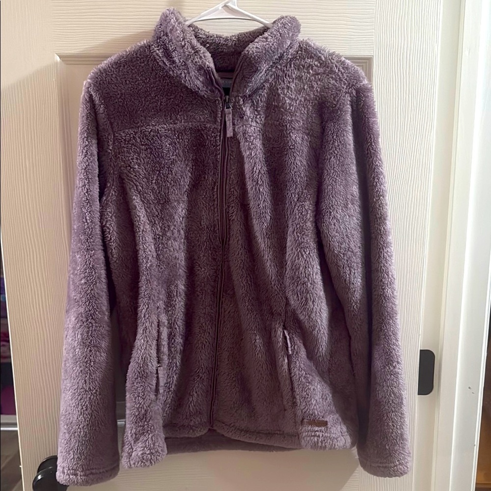 Free Country Purple Fleece Sherpa Jacket – Medium